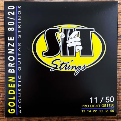 SIT Strings GB1150 Golden Bronze 80/20 Pro Light Acoustic Guitar Strings 3 Pack image 2