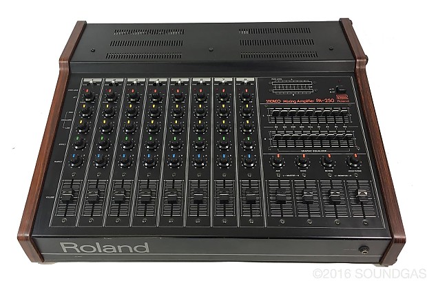 最新最全の Roland PA.250 Reverb | Mixer Stereo 配信機器・PA機器・レコーディング機器