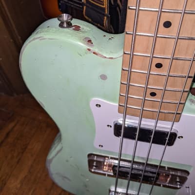 Retrovibe Telenbacker (medium scale) Green Custom Made Guitar image 7