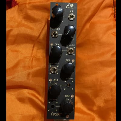 Endorphin.es Cockpit 4 stereo channel performance mixer - Black Eurorack (with compressor) image 2