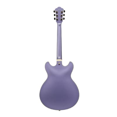 Ibanez AS Artcore 6-String Semi-Hollow Body Electric Guitar (Metallic Purple Flat, Right-Handed) image 4