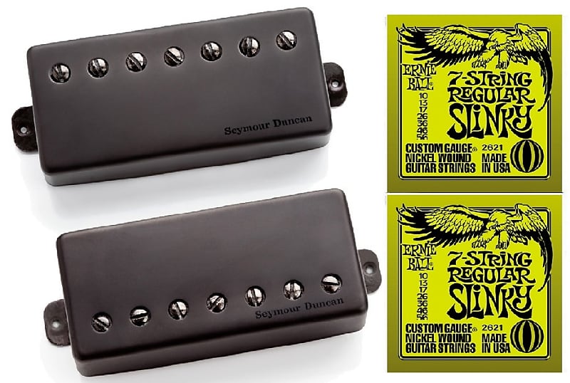 Seymour Duncan Pegasus & Sentient 7 String Humbucker Black Cover