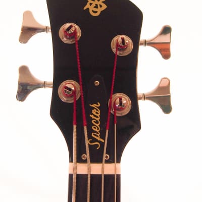 Spector Legend 4 standard quilt top gloss bass guitar with gig bag, great player! image 6