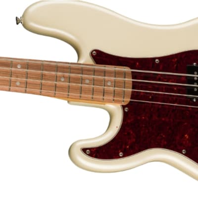 Fender Player Plus Precision Bass Left-Handed 4-String Bass, Olympic Pearl image 4