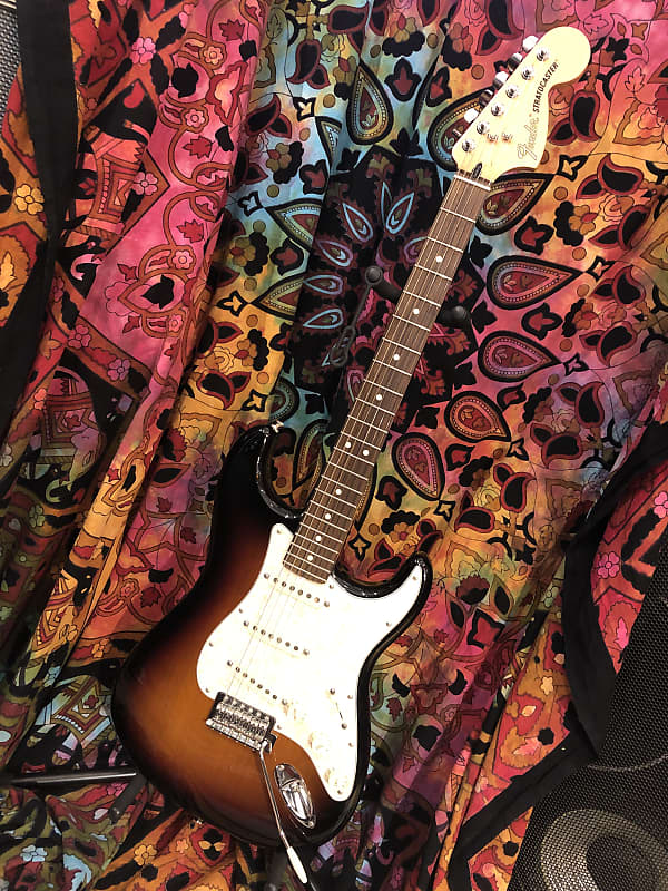 Fender Deluxe Player Stratocaster 2013 Brown Sunburst(w/gig bag) image 1
