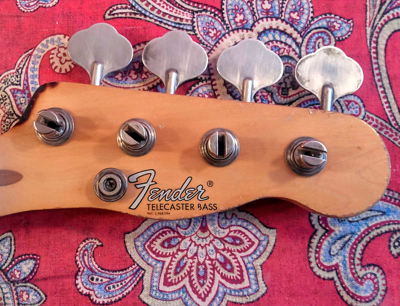 VINTAGE 1969 FENDER TELECASTER BASS MAPLE NECK w/ TUNERS Reverb