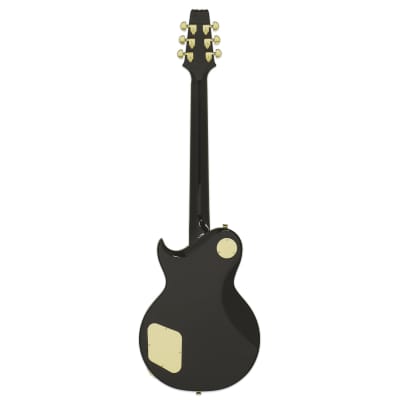 Aria Pro II Electric Guitar Tribute Aged Black image 2