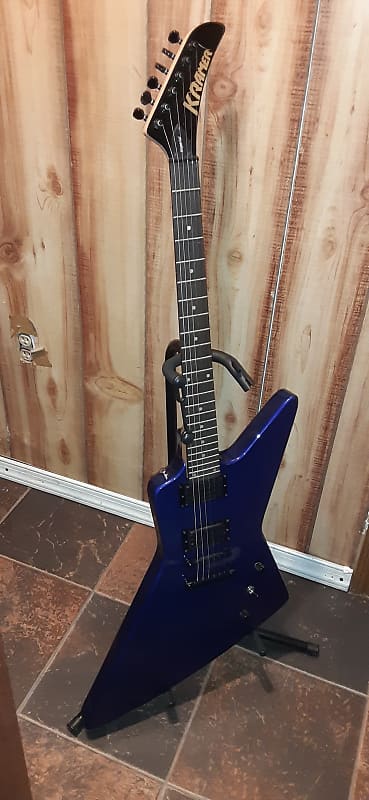 Kramer Imperial Explorer Blue 6 String Electric Guitar | Reverb