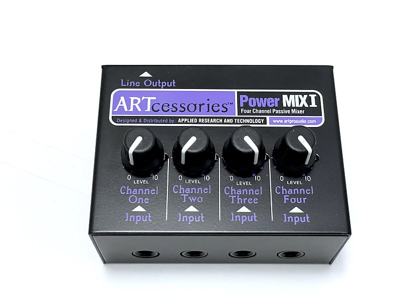 ART PowerMIX I Four Channel Passive Mini Mixer
