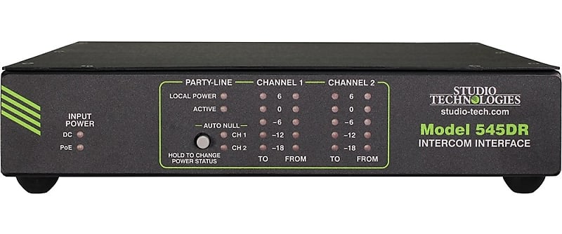 Studio Technologies MODEL-545DR Dante Intercom Interface | Reverb