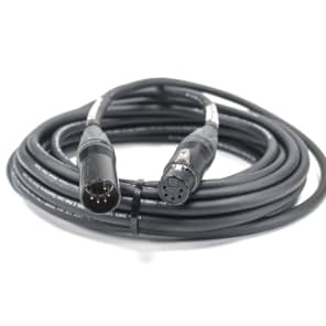 Elite Core Audio CSD5-NN-75 Tour Grade 110 Ohm 5-Pin DMX Lighting Cable with Genuine NC3XX Connectors - 75'