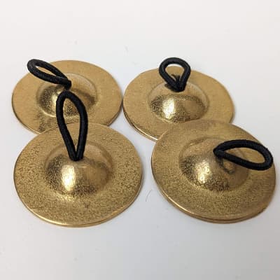 2 Pars Brass Lotus Flower Fnger Cymbals Zlls For Belly - Etsy