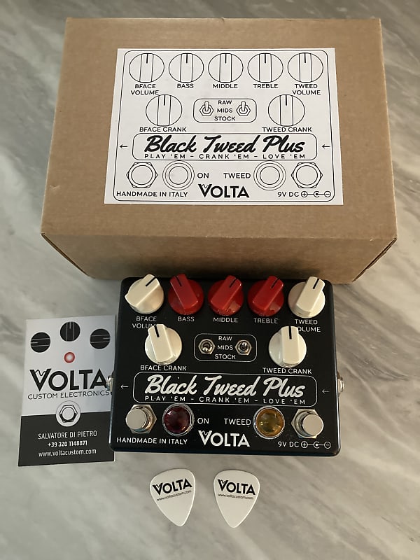 堅実な究極の Plus Tweed Black Electronics Custom Volta 2022 Reverb | Black - ギター
