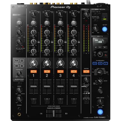 Pioneer  DJ DJM-750MK2 4-Channel Professional DJ Club Mixer with USB Soundcard image 2