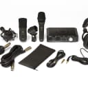 Mackie Producer Bundle USB Audio/MIDI Interface, Condenser Mic, Dynamic Mic, and Headphones