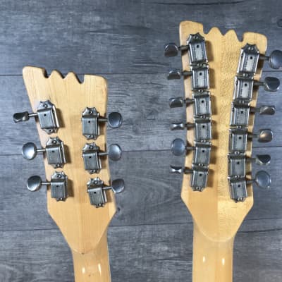 Mosrite Joe Maphis Mark XVIIII Double Neck 1968 White image 13