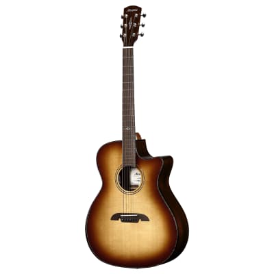 Alvarez MG70ce Custom Masterworks Grand Auditorium Guitar, Acoustic Electric with Cutaway 2024 - Shadowburst Gloss image 3