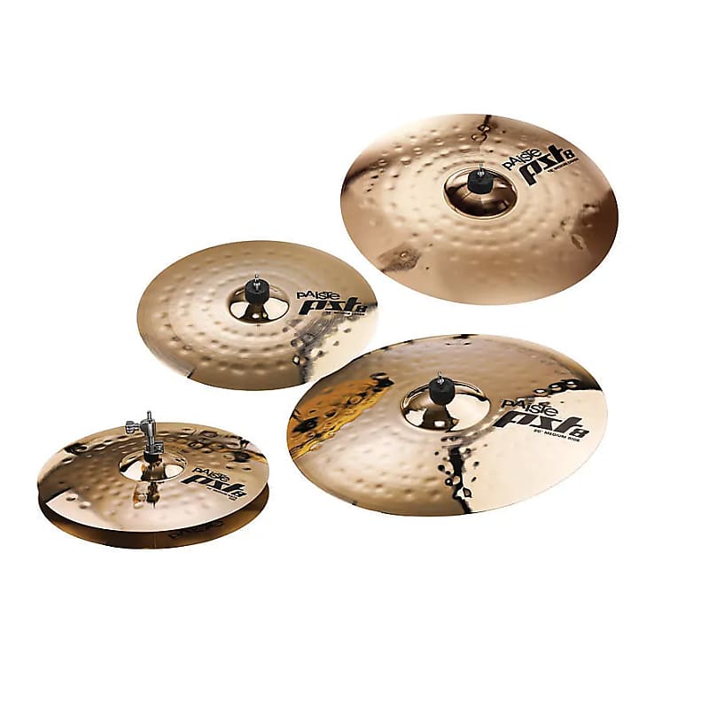 Paiste PST 8 Refl Universal Set 14 / 16 / 18 / 20" Cymbal Pack image 1