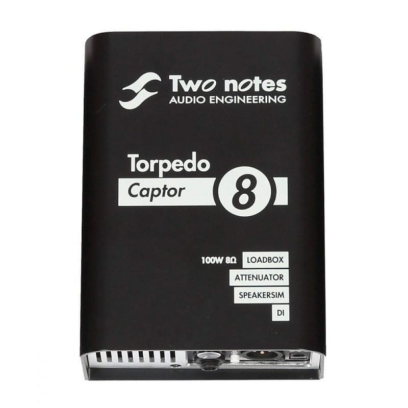 Two Notes Torpedo Captor Reactive Loadbox DI and Attenuator - 8 ohm image 1