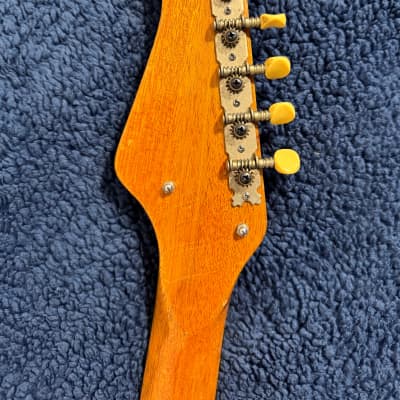 Kingston Kawai SD-30 / S3T "Hound Dog Taylor" Guitar - Bare Wood - 1964 image 7