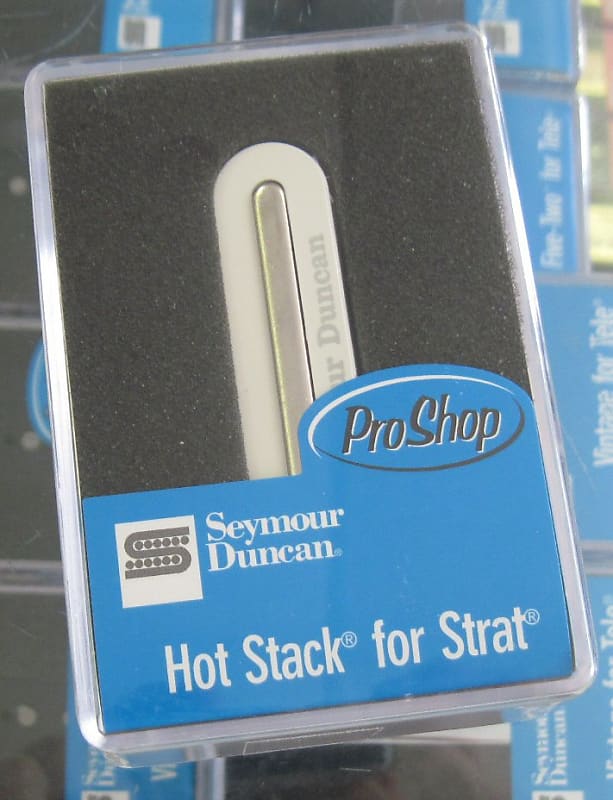 Seymour Duncan Hot Stack for Strat Bridge Pickup White STK-S2b image 1