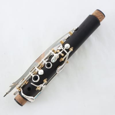 Backun Lumiere Custom Clarinet in A Grenadilla Gold Posts Silver Keys BRAND NEW image 6