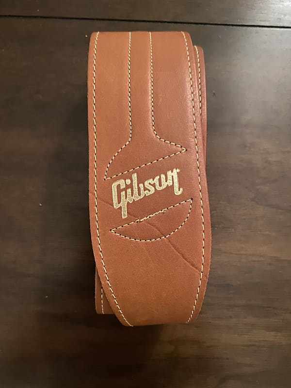 Gibson Leather Guitar Strap Reverb