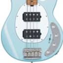 Sterling StingRay Ray34HH Bass Guitar with Bag Daphne Blue