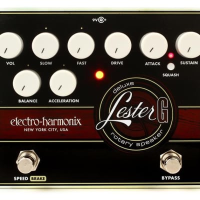 Electro Harmonix LESTER G Deluxe Rotary Speaker w/ Power Supply Pedal image 1