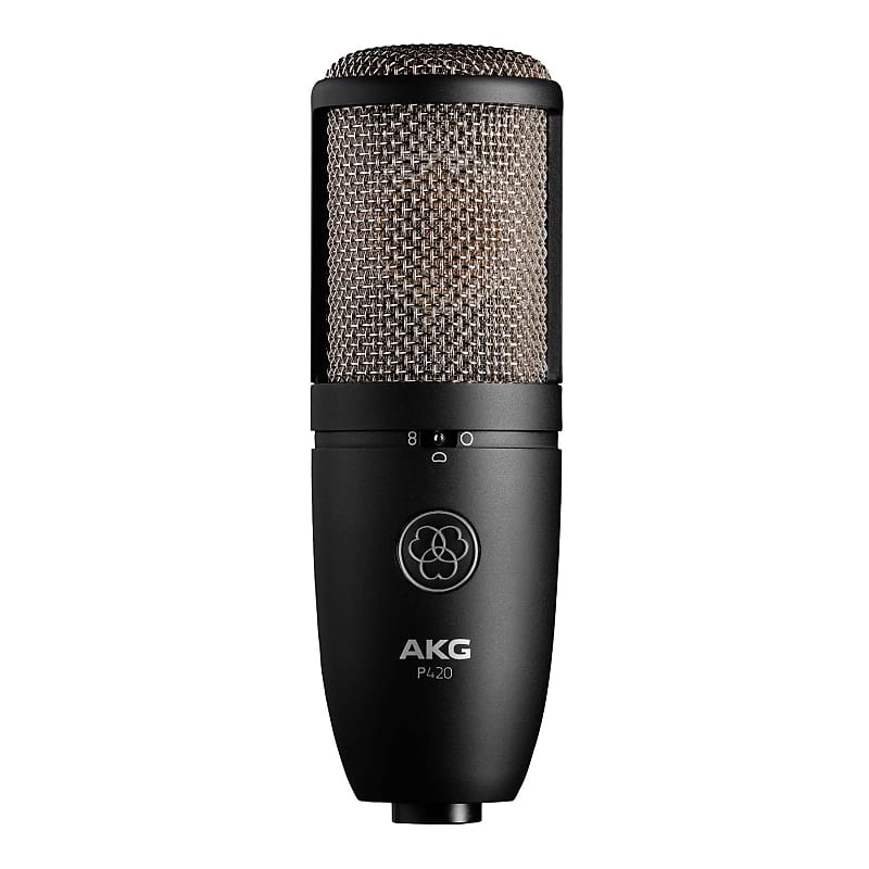 AKG P420 Dual-Capsule Multipattern Studio Condenser Microphone w/ Shock image 1