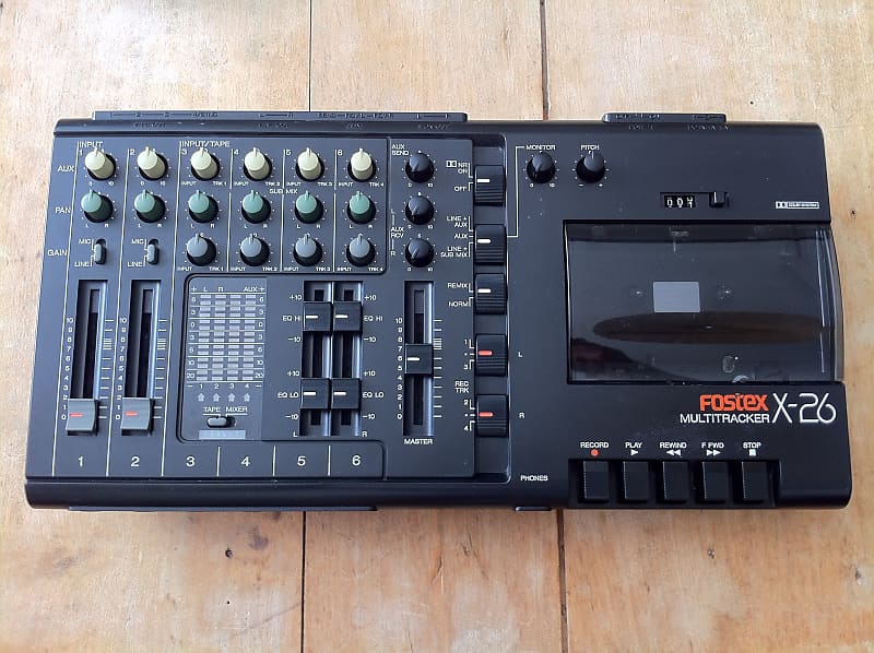 Fostex X26 Four Track Analog Cassette Recorder Reverb UK