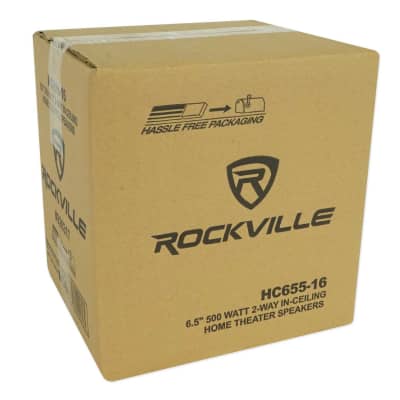 Rockville Home Stereo Receiver Amplifier+8) 6.5" Ceiling Speakers+6.5" Subwoofer image 13
