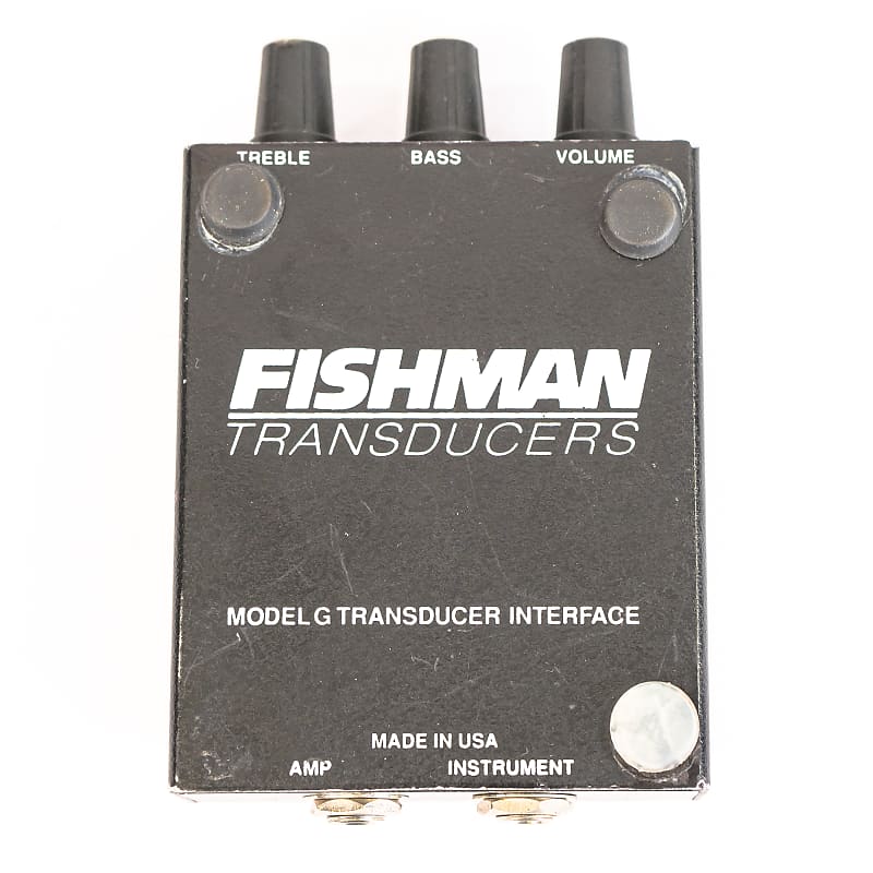 Fishman Transducers Vintage Model G Acoustic PreAmp Made Reverb