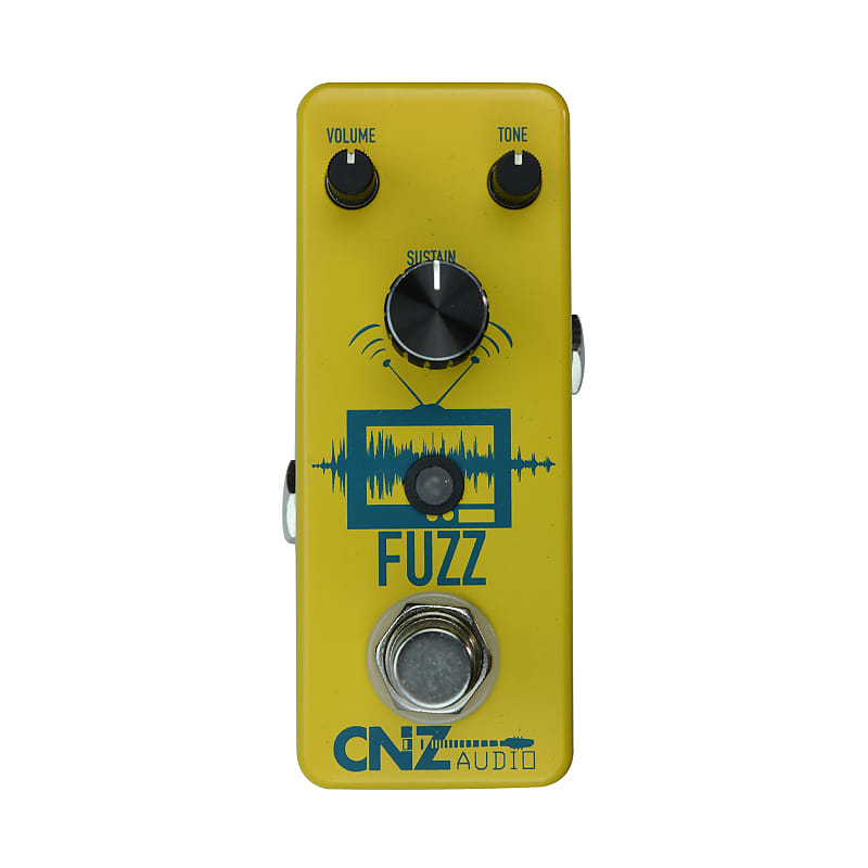 CNZ Audio Fuzz Guitar Effects Pedal, True Bypass image 1