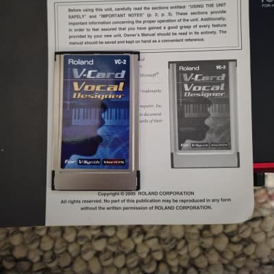 Roland VC-2 vocal designer for V Synth and varios 2004 - Silver