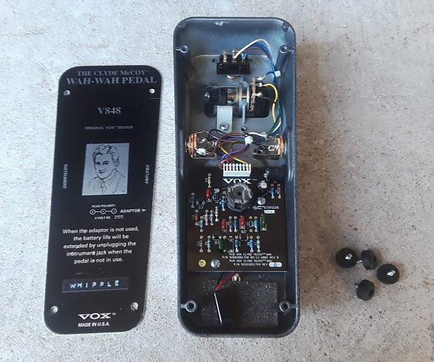 Vox V848 Clyde McCoy Guitar Wah Pedal w/ Whipple Halo Mod