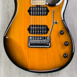 Ernie Ball Music Man JP7 John Petrucci 7-String Piezo Vintage Tobacco Burst Electric Guitar w/ Case image 2