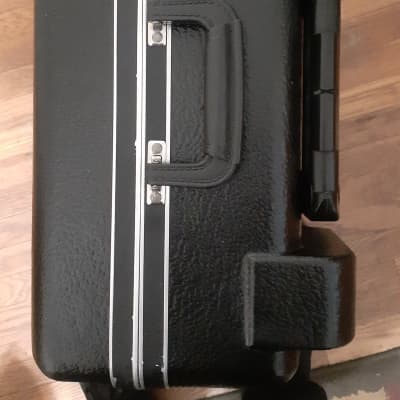 Unbranded Vintage Solid Quad (4) Trumpet Case with Travel handle & wheels  1970's-1980's image 13