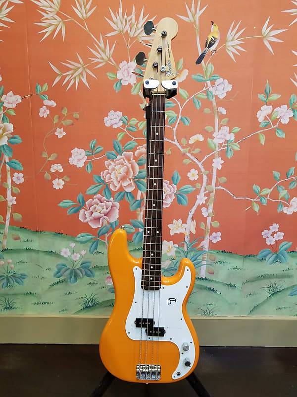 Fender Precision P Bass MIJ Capri Orange JAPAN | Reverb