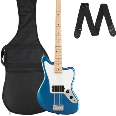 Fender Squier Affinity Jaguar Bass H - Lake Placid Blue w/ Gig Bag image 1