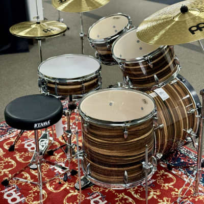 TAMA IE50CCTW IMPERIALSTAR COMPLETE KIT 20B-10-12-14F-14S - COFFEE TEAK WRAP image 6