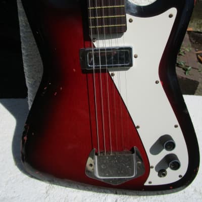 Kay Vanguard  Guitar, 1960's, One Pickup,  Cherryburst Finish image 4