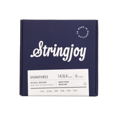 Stringjoy Signatures Baritone Balanced Medium Gauge 14 64 Reverb