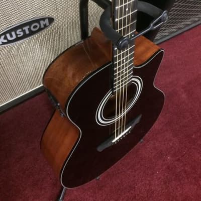 Tagima California-T Gloss Black Cutaway Acoustic-Electric Guitar #1210 [ProfRev] image 2