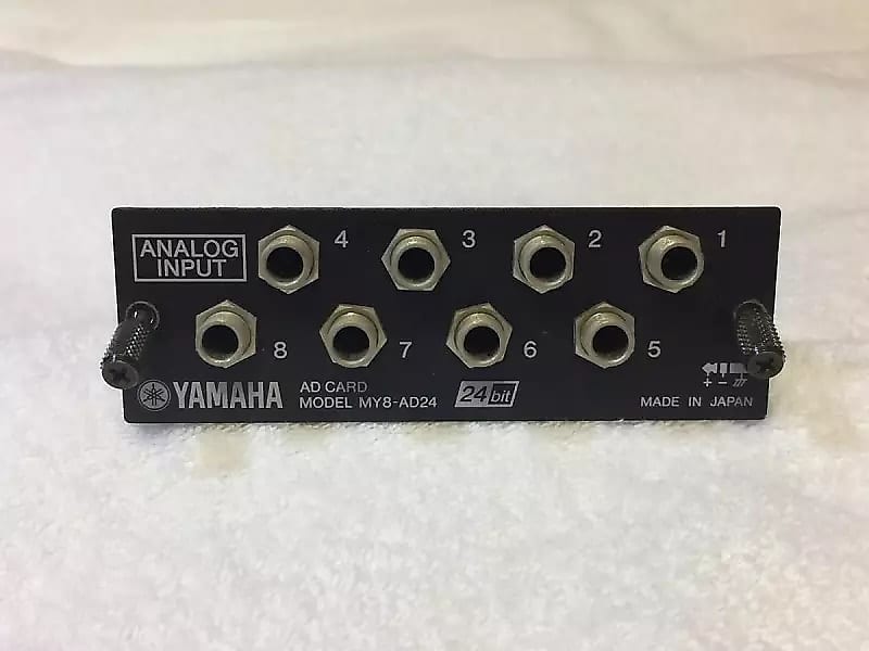 Yamaha MY8AD24 Input Card - Works with AW2816/ AW4416/ AW2400/ 01V96 & O2R96 Mixers ( 2 available ) image 1