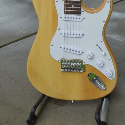 Natural Maple Wood Electric Guitar (a real beauty, see video) image 12