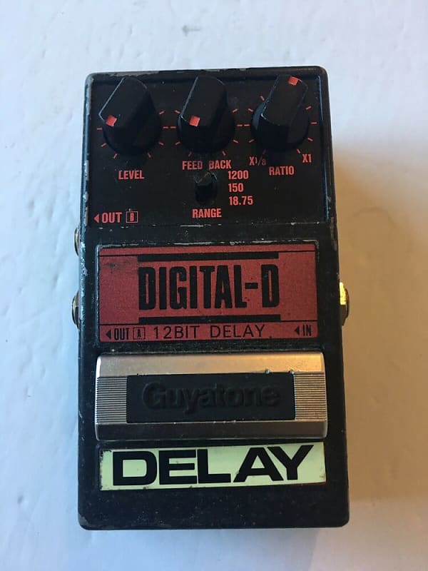 Guyatone PS-029 Digital-D 12-Bit Delay Vintage Guitar Effect Pedal 