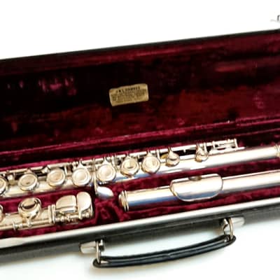 Buffet Crampon 228 Flute Silver Plated Model 861 Cooper Scale