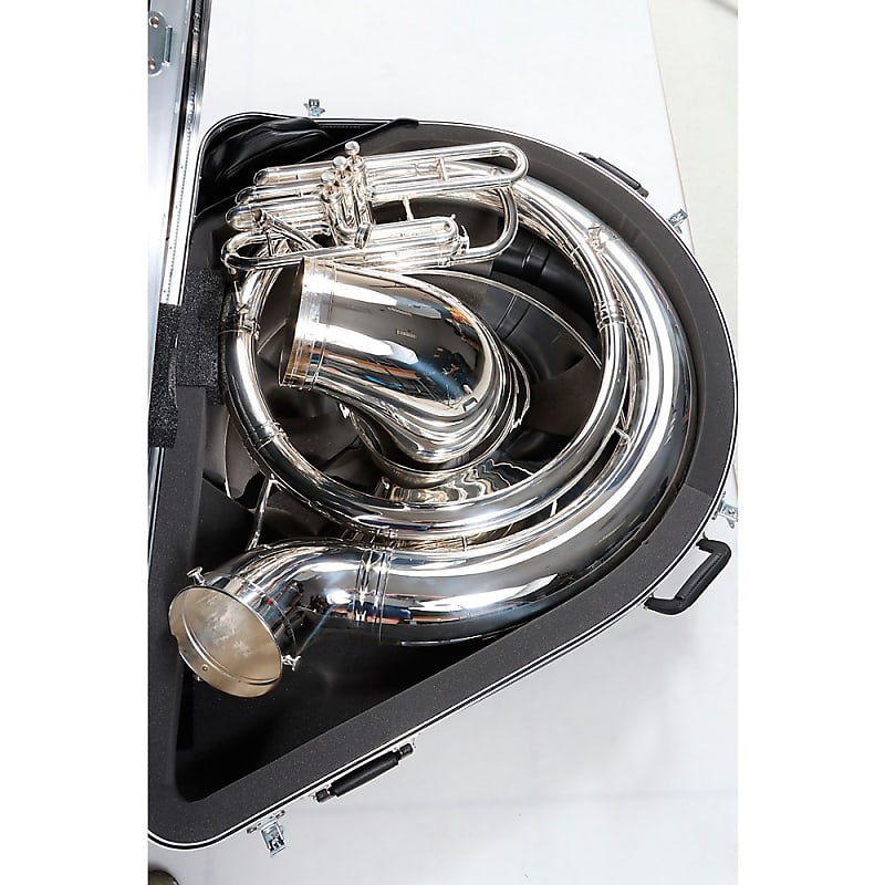 King 2350 Series Brass BBb Sousaphone Regular 2350WSP Silver Reverb