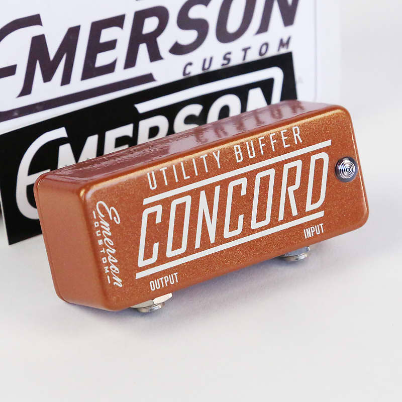 Emerson Custom Concord Utility Buffer Electric Guitar Effects Pedal Box - Like New! Global S&H! image 1